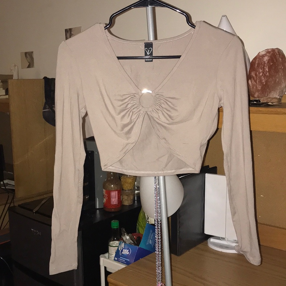 Tan loop shirt
